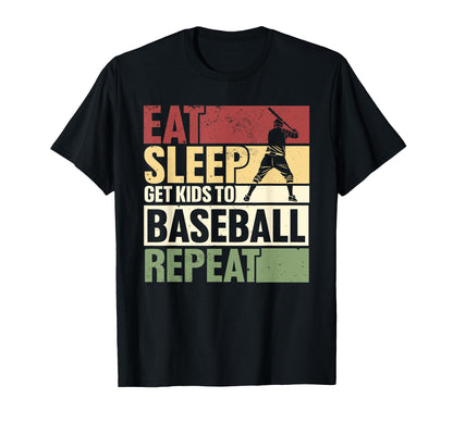 Fathers Day Baseball Dad Parent T-Shirt - Trendy Graphic for Adults - T-Shirt, Sweatshirt, Hoodie