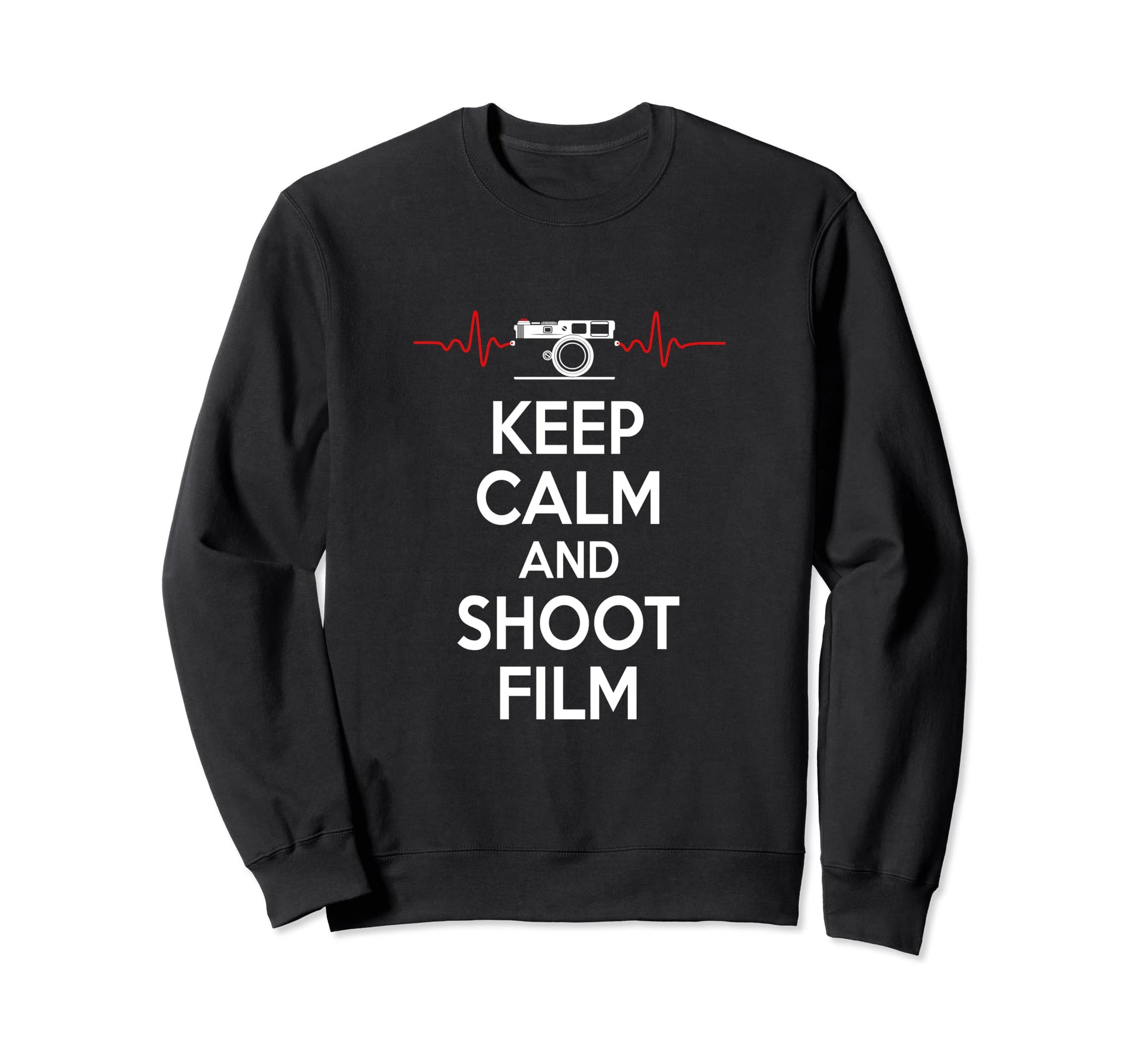 Keep Calm And Shoot Film Sweatshirt - Aesthetic Graphic Men Women - T-Shirt, Sweatshirt, Hoodie