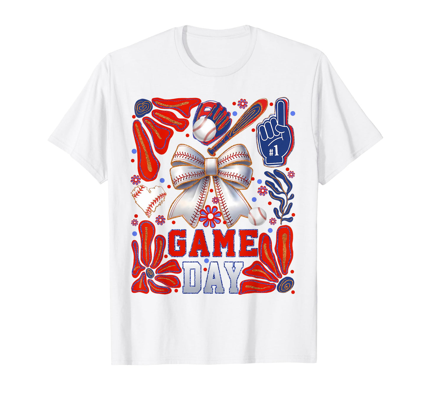 Game Day Baseball Life Softball Life Boho T-Shirt - Unique Graphic Unisex - T-Shirt, Sweatshirt, Hoodie