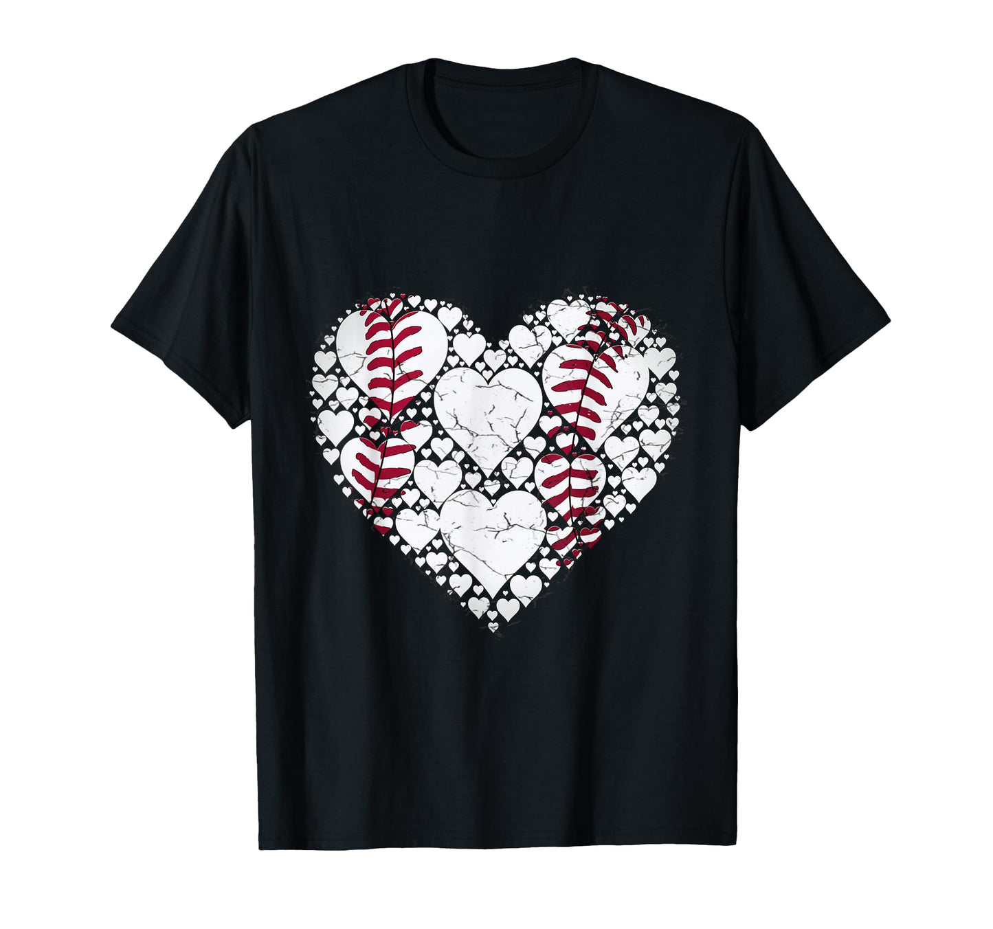 Baseball Heart Love Game Sports Fan T-Shirt - Minimalist Print for Adults - T-Shirt, Sweatshirt, Hoodie