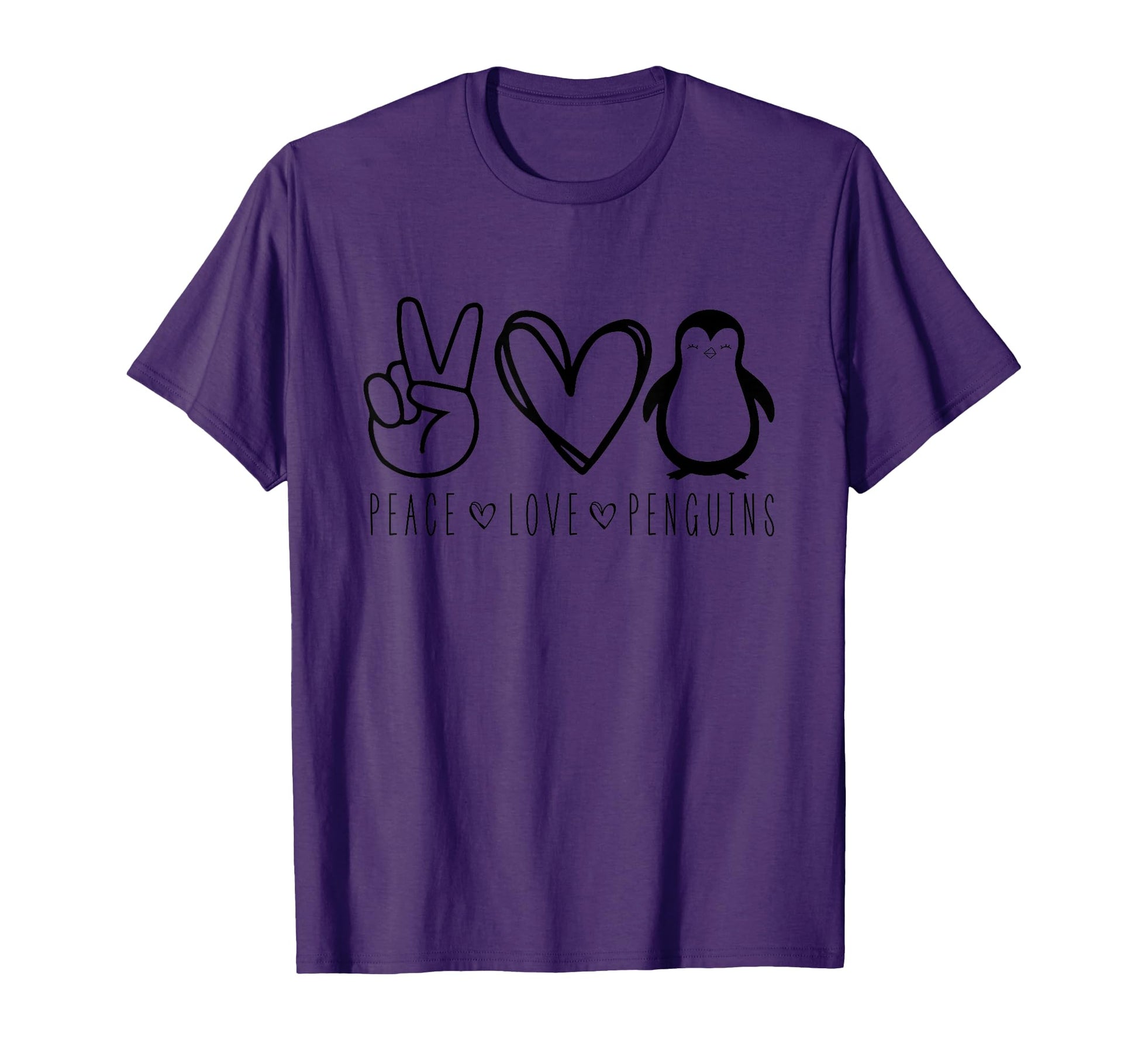 Peace Love Penguins Animal Lover T-Shirt - Streetwear Style Men Women - T-Shirt, Sweatshirt, Hoodie