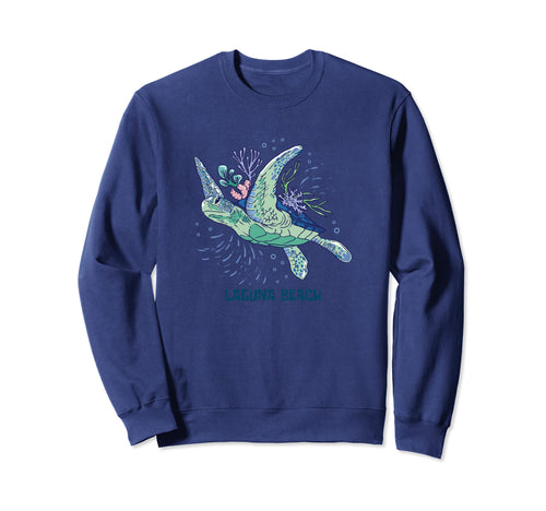 Sea Turtle Laguna Beach Vacation Sweatshirt - Custom Art Print for Adults - T-Shirt, Sweatshirt, Hoodie