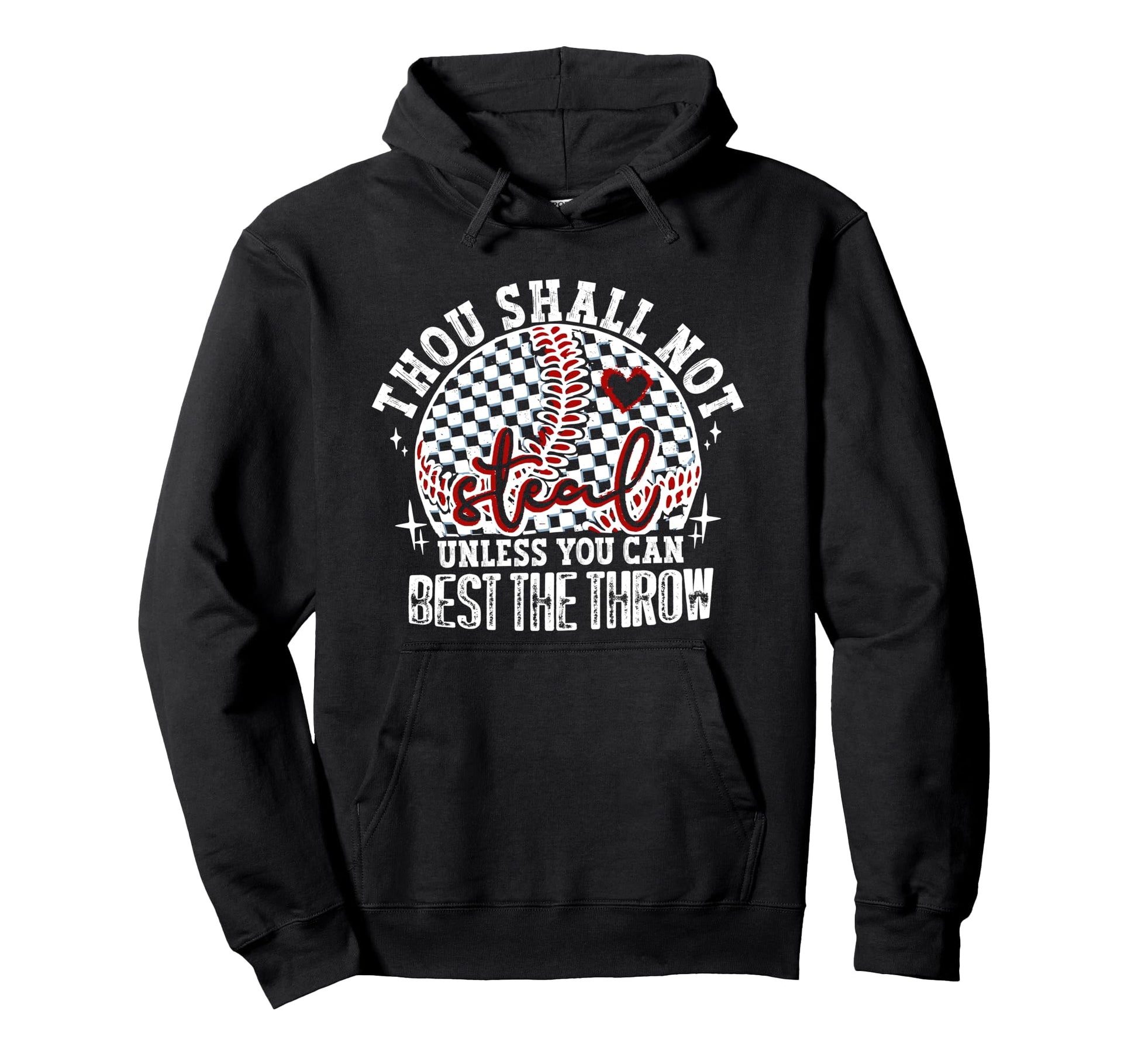 Thou Shall Not Steal Funny Baseball Hoodie - Custom Art Print Men Women - T-Shirt, Sweatshirt, Hoodie