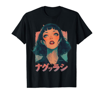 Goth Grunge Demon Anime Waifu Horror T-Shirt - Streetwear Style Men Women - T-Shirt, Sweatshirt, Hoodie