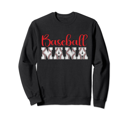 Baseball Nana Funny Sporty Sweatshirt - Aesthetic Graphic Men Women - T-Shirt, Sweatshirt, Hoodie