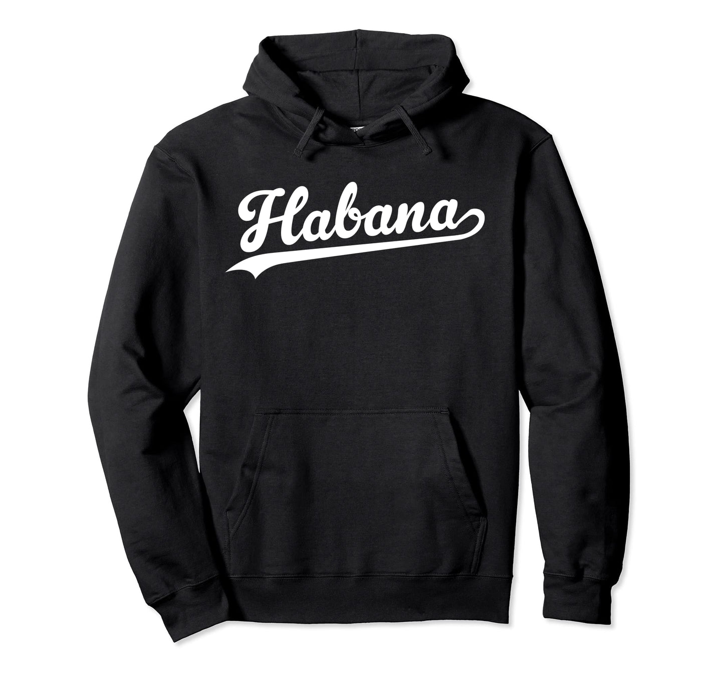 Habana Baseball Jersey Script Hoodie - Novelty Apparel Men Women - T-Shirt, Sweatshirt, Hoodie