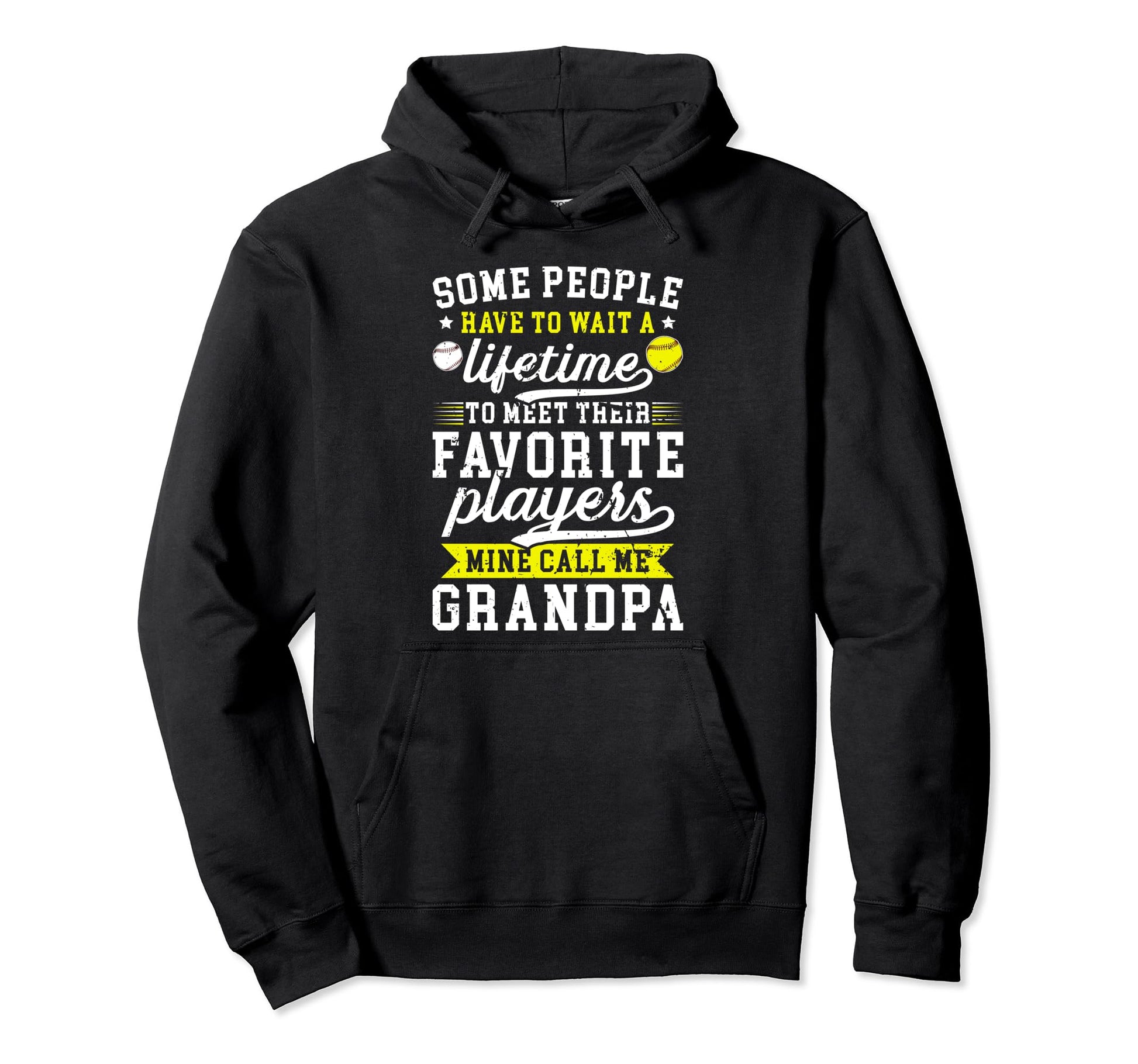 Favorite Players Call Me Grandpa Hoodie - Unique Graphic for Adults - T-Shirt, Sweatshirt, Hoodie