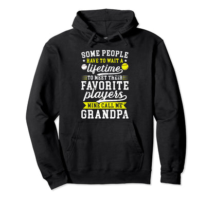 Favorite Players Call Me Grandpa Hoodie - Unique Graphic for Adults - T-Shirt, Sweatshirt, Hoodie