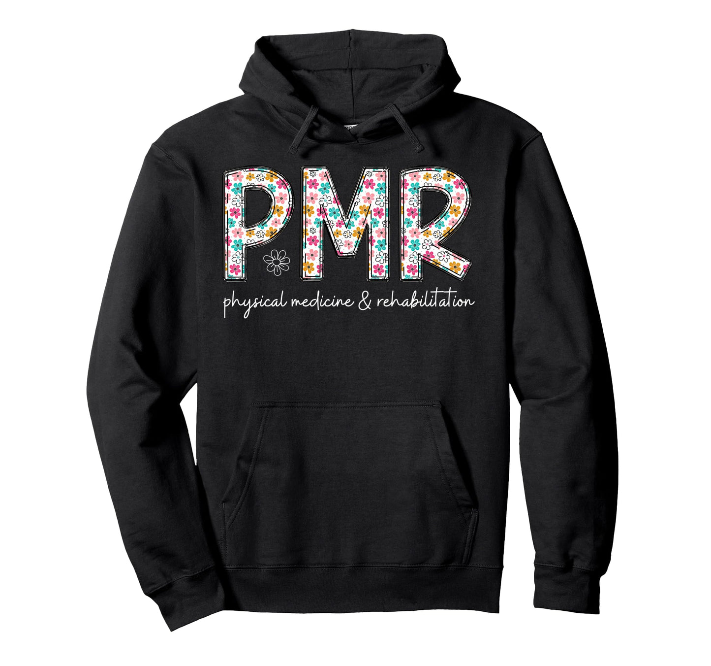 Boho Flowers Physical Medicine And Hoodie - Custom Art Print Unisex - T-Shirt, Sweatshirt, Hoodie