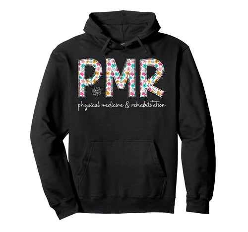 Boho Flowers Physical Medicine And Hoodie - Custom Art Print Unisex - T-Shirt, Sweatshirt, Hoodie