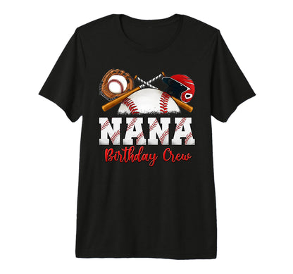 Baseball Birthday Party Sports T-Shirt - Aesthetic Graphic Men Women - T-Shirt, Sweatshirt, Hoodie