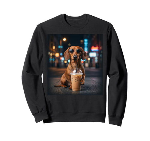Ultrarealistic Dachshund Dog Sweatshirt - Graphic Print Men Women - T-Shirt, Sweatshirt, Hoodie