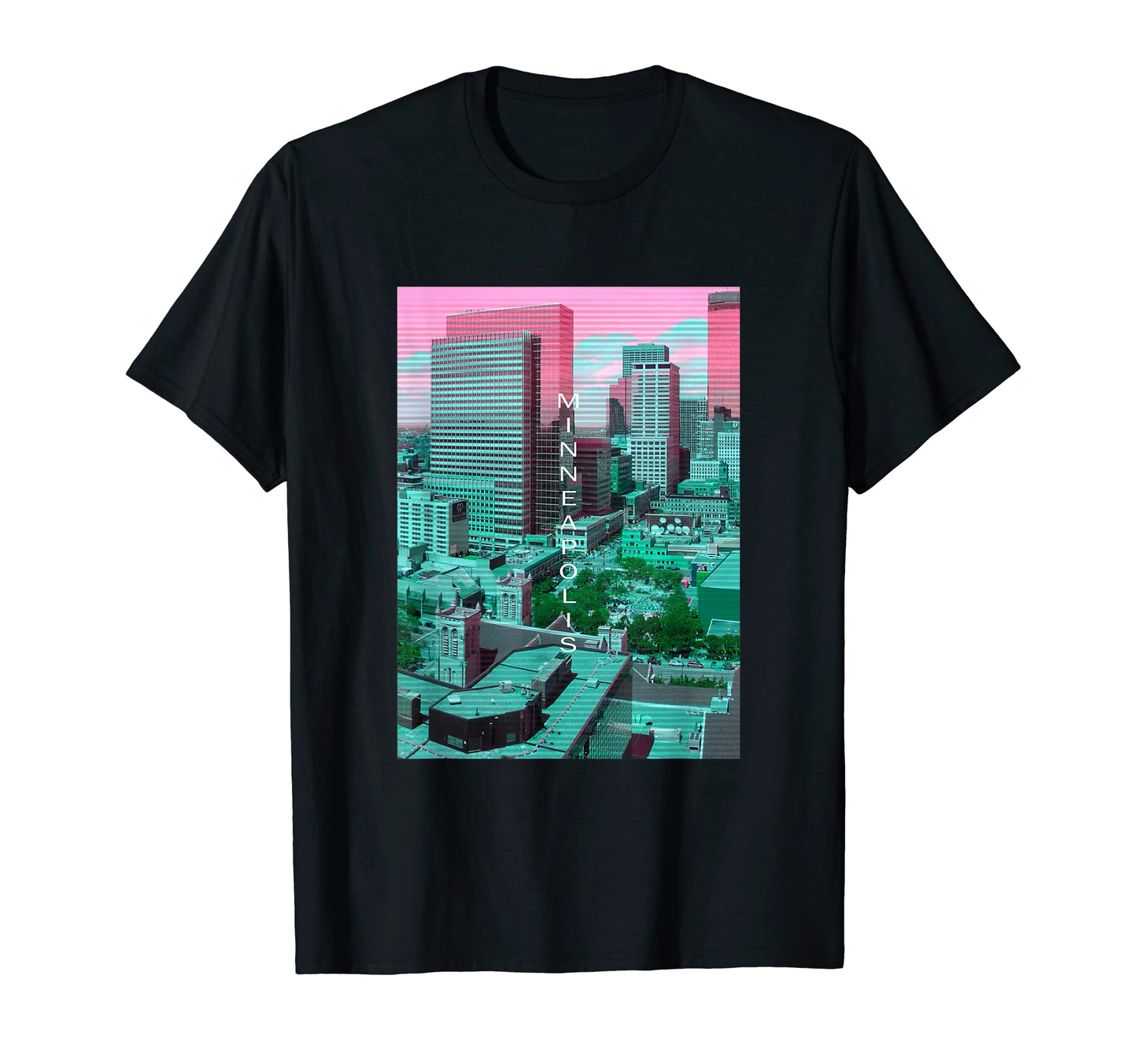 Minnesota Vaporwave Aesthetic Souvenir T-Shirt - Trendy Graphic for Adults - T-Shirt, Sweatshirt, Hoodie