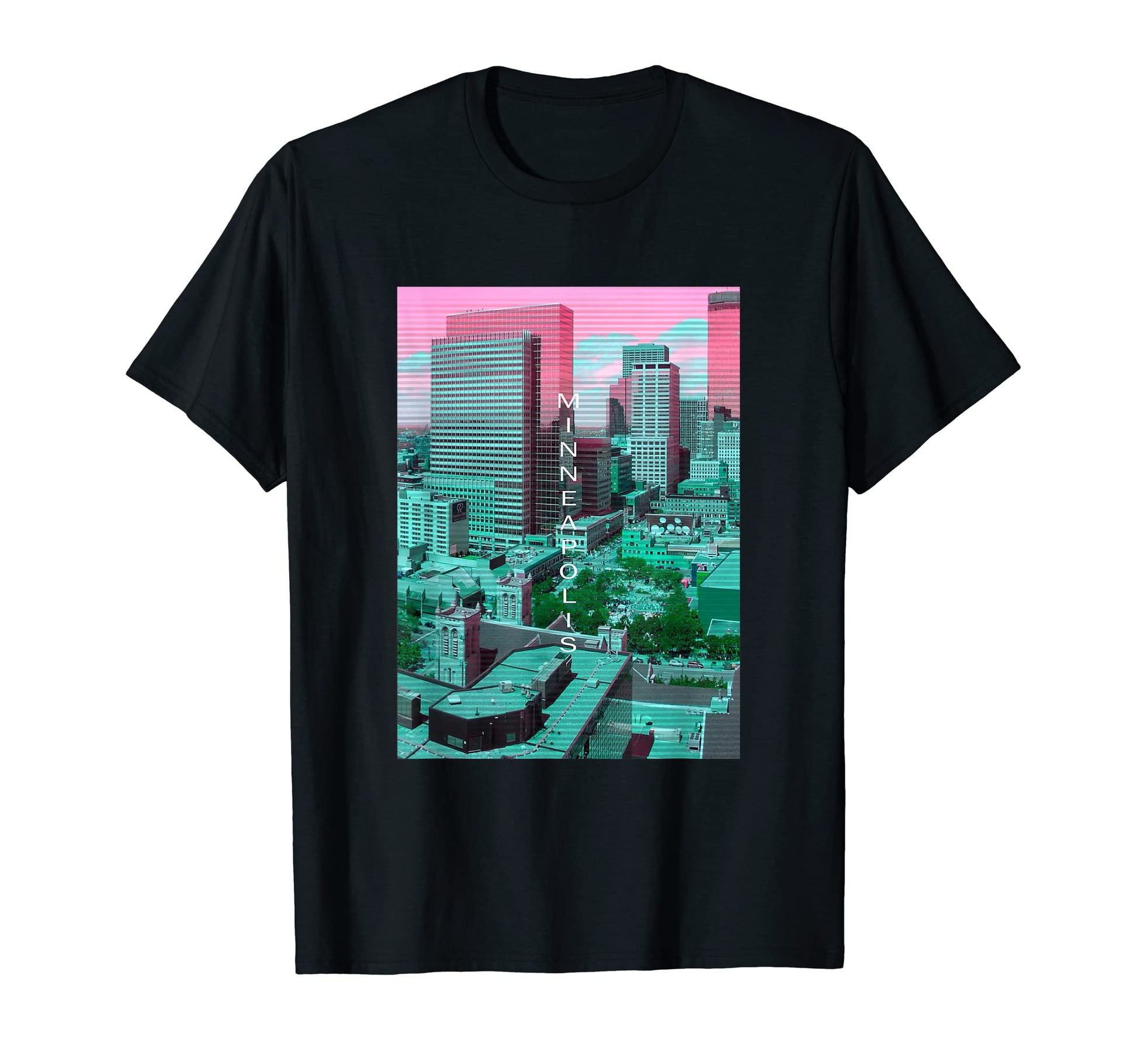 Minnesota Vaporwave Aesthetic Souvenir T-Shirt - Trendy Graphic for Adults - T-Shirt, Sweatshirt, Hoodie