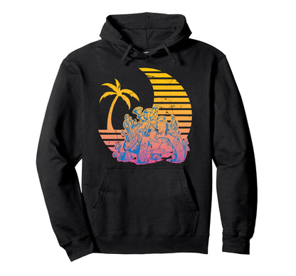 Indie Aesthetic Vaporwave Turtle Pop Hoodie - Novelty Apparel for Adults - T-Shirt, Sweatshirt, Hoodie