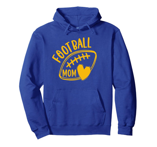 Womens Game Day Blue And Yellow Hoodie - Casual Everyday Wear Men Women - T-Shirt, Sweatshirt, Hoodie