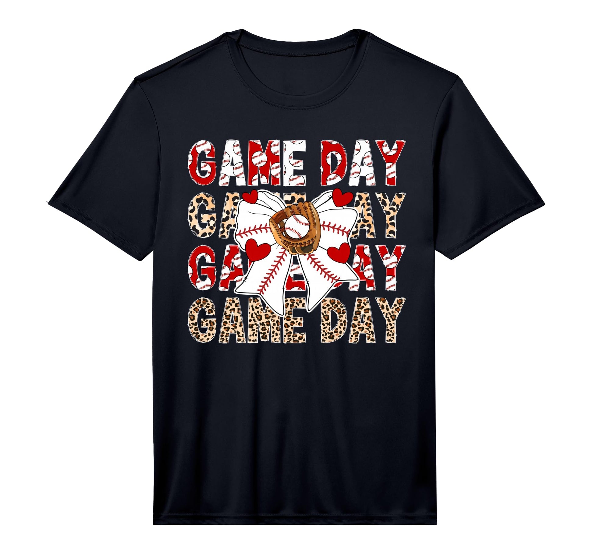 Game Day Baseball Game Day Coquette T-Shirt - Trendy Graphic Men Women - T-Shirt, Sweatshirt, Hoodie