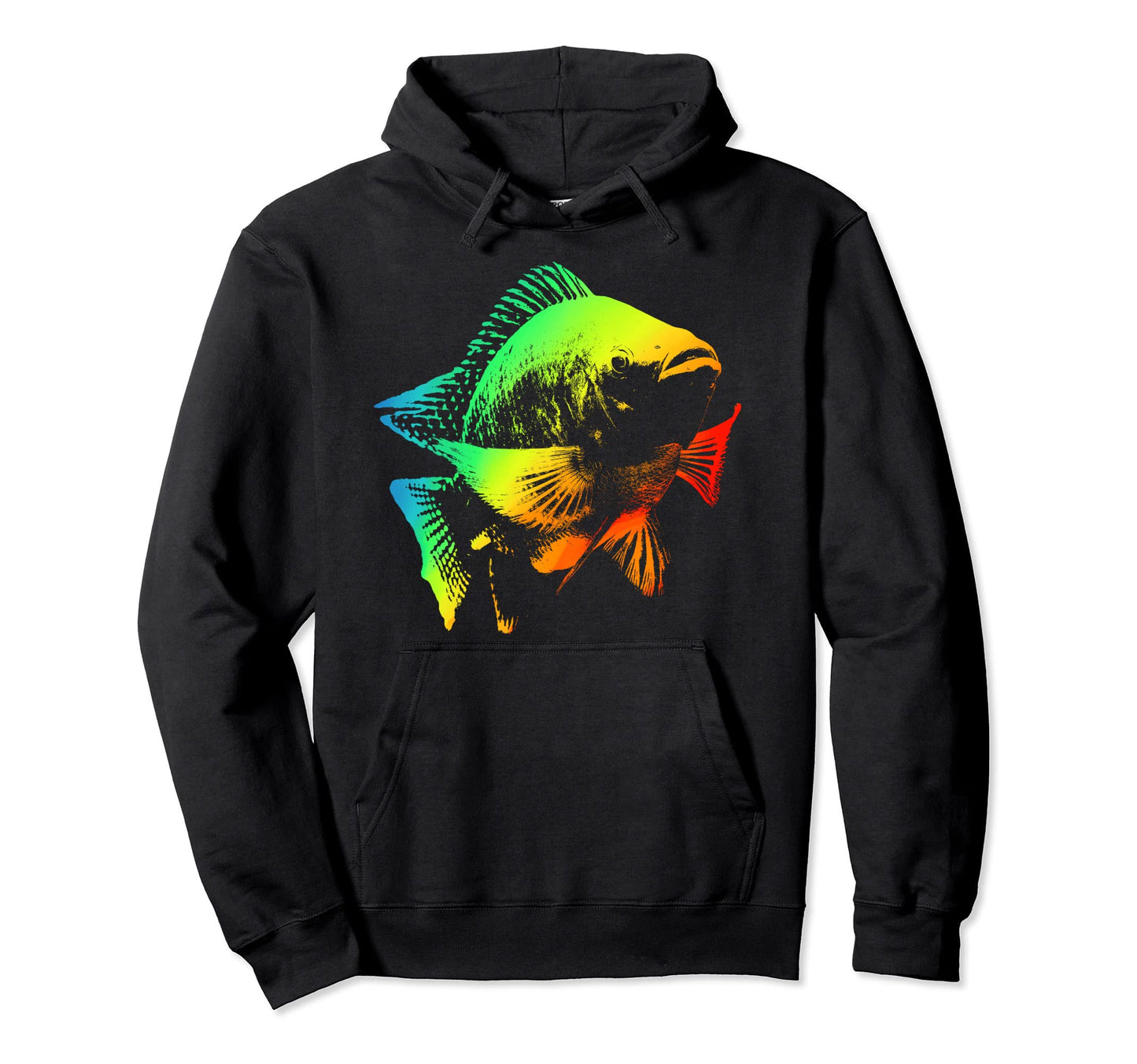 Tilapia Colorful Rainbow Hoodie - Streetwear Style for Adults - T-Shirt, Sweatshirt, Hoodie