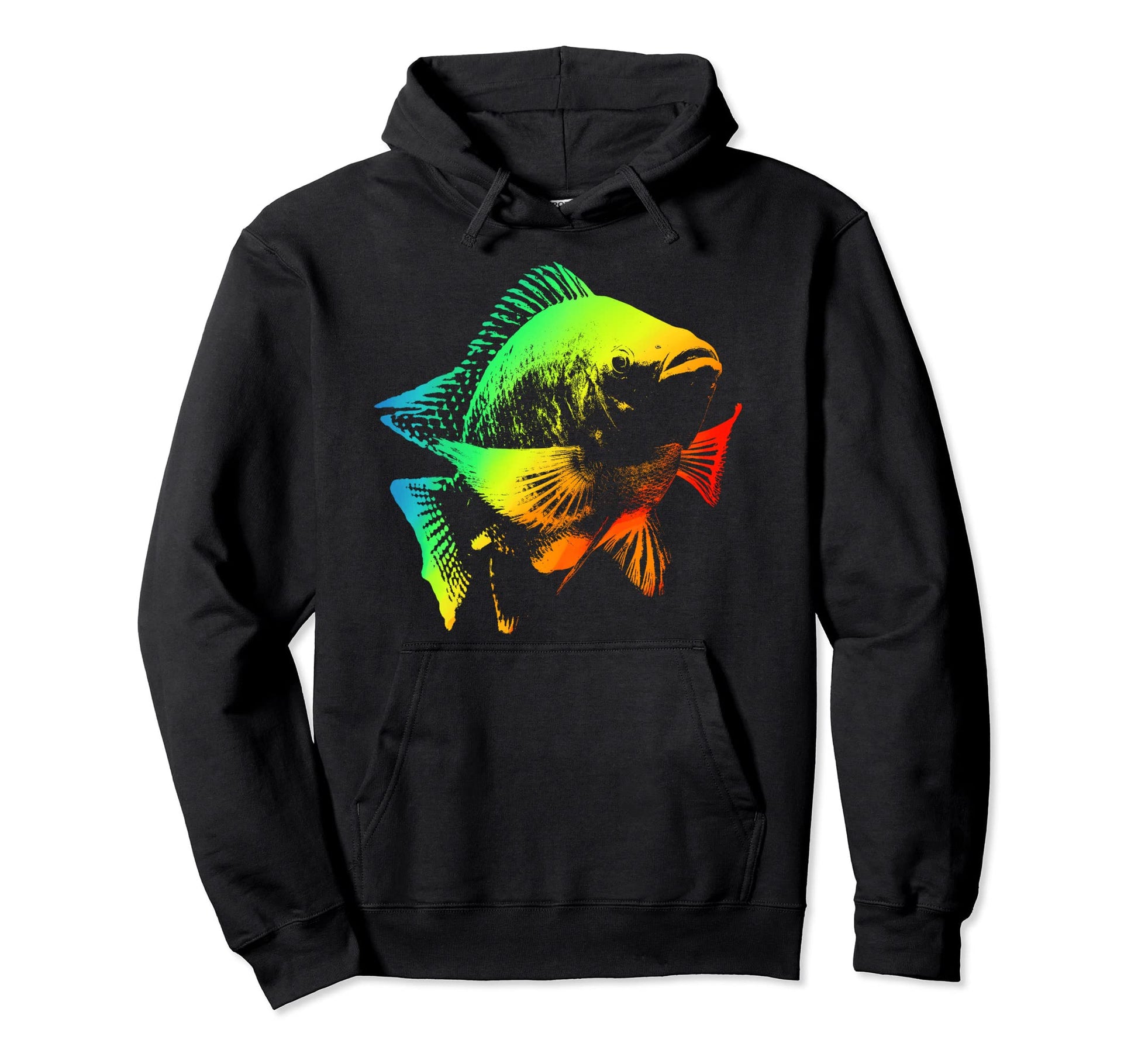 Tilapia Colorful Rainbow Hoodie - Streetwear Style for Adults - T-Shirt, Sweatshirt, Hoodie