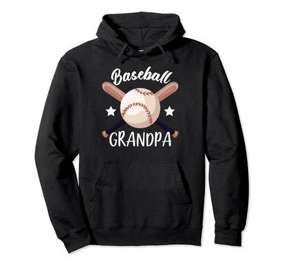 Baseball Grandpa Batter Sport Baseball Hoodie - Trendy Graphic for Adults - T-Shirt, Sweatshirt, Hoodie