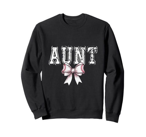 Coquette Baseball Aunt Spirit Sweatshirt - Novelty Apparel for Adults - T-Shirt, Sweatshirt, Hoodie