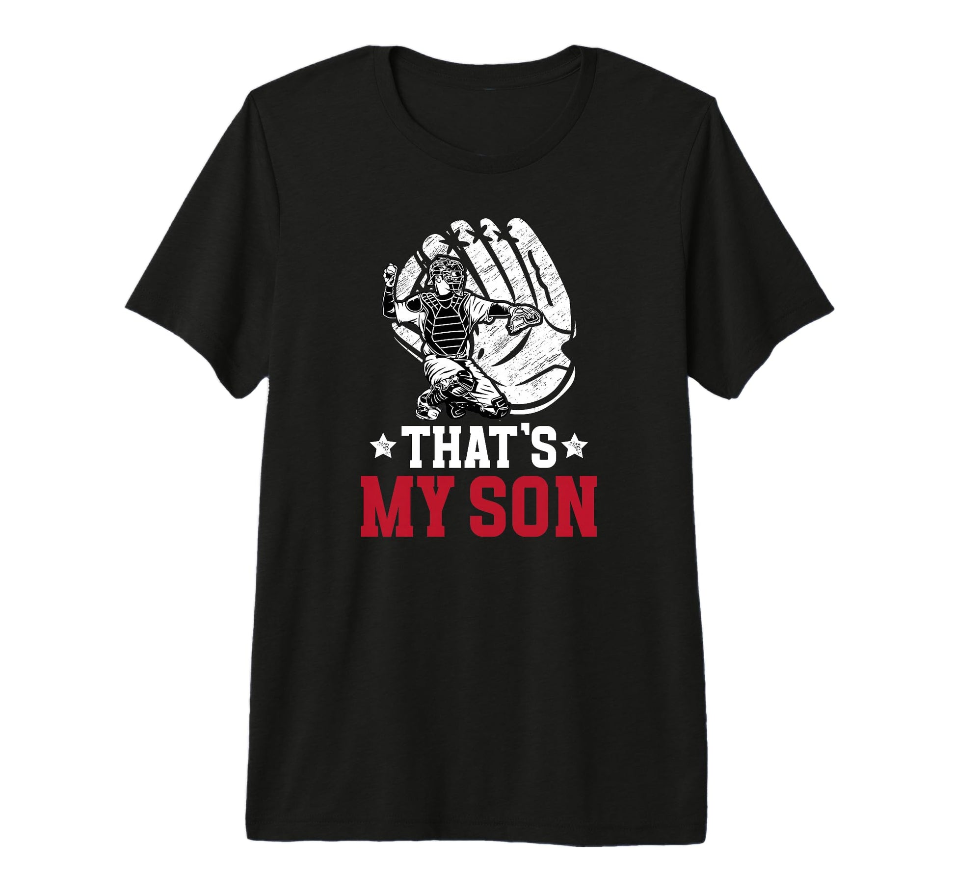 Mens Thats My Son Baseball Catcher T-Shirt - Fun Novelty Design for Adults - T-Shirt, Sweatshirt, Hoodie