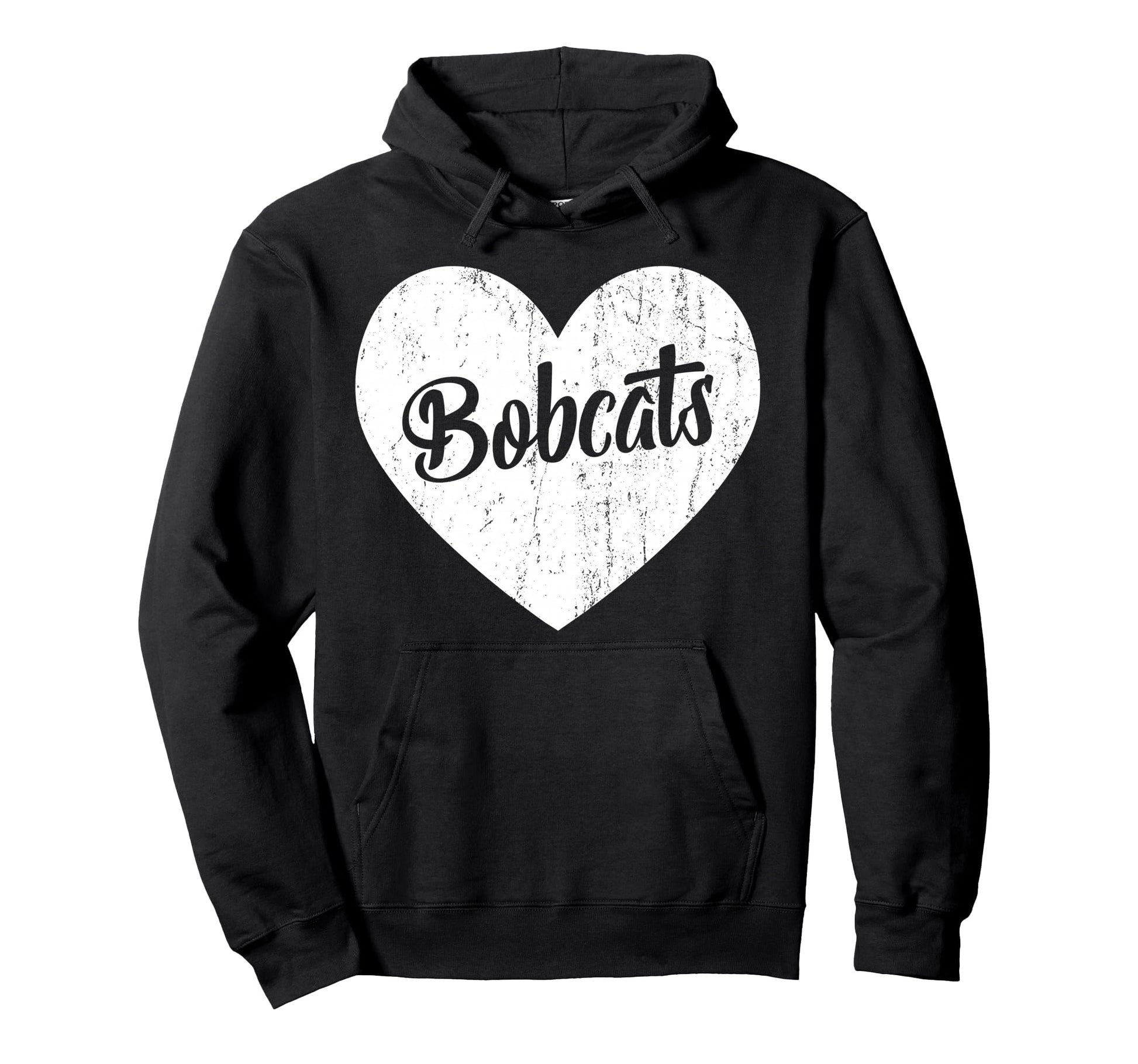 Bobcats School Sports Fan Team Spirit Hoodie - Custom Art Print for Adults - T-Shirt, Sweatshirt, Hoodie
