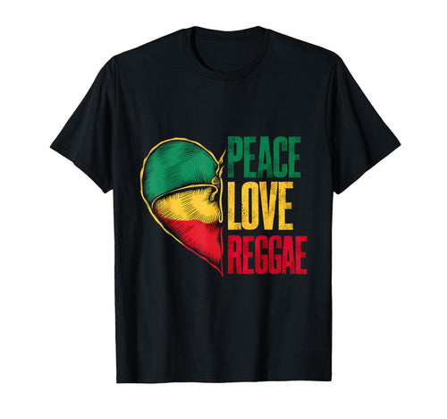 Love Peace Rasta Reggae Music T-Shirt - Streetwear Style Men Women - T-Shirt, Sweatshirt, Hoodie