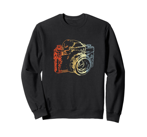 Analog Photography Camera Drawing Sweatshirt - Fun Novelty Design Unisex - T-Shirt, Sweatshirt, Hoodie