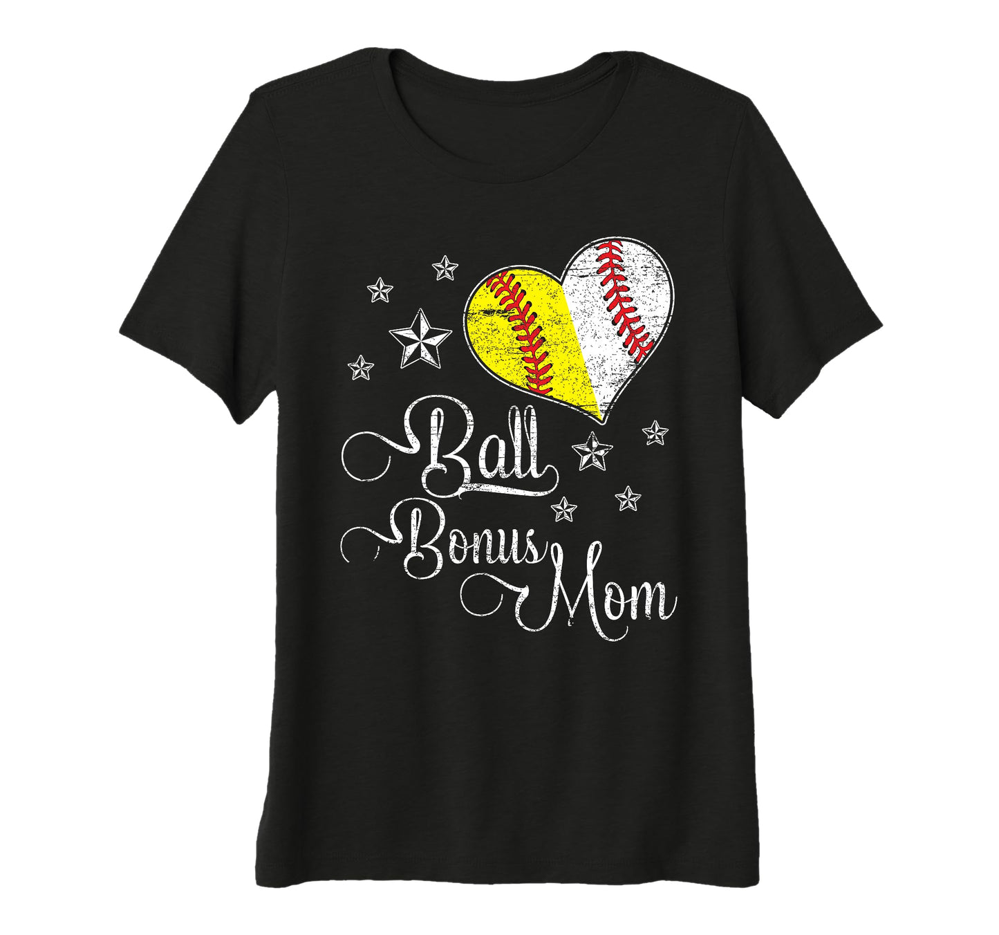 Womens Proud Baseball Softball Bonus T-Shirt - Minimalist Print Men Women - T-Shirt, Sweatshirt, Hoodie