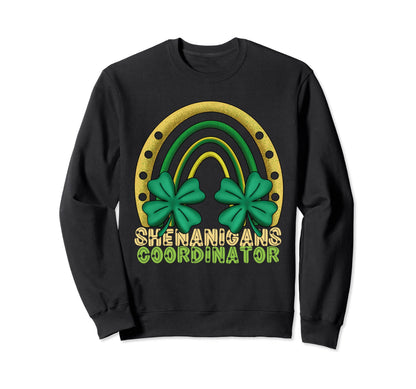 Shenanigans Coordinator Rainbow Sweatshirt - Trendy Graphic Unisex - T-Shirt, Sweatshirt, Hoodie