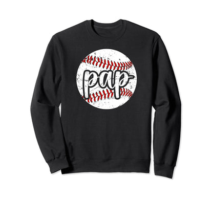 Pap Proud Baseball Pap Baseball Sweatshirt - Novelty Apparel Men Women - T-Shirt, Sweatshirt, Hoodie