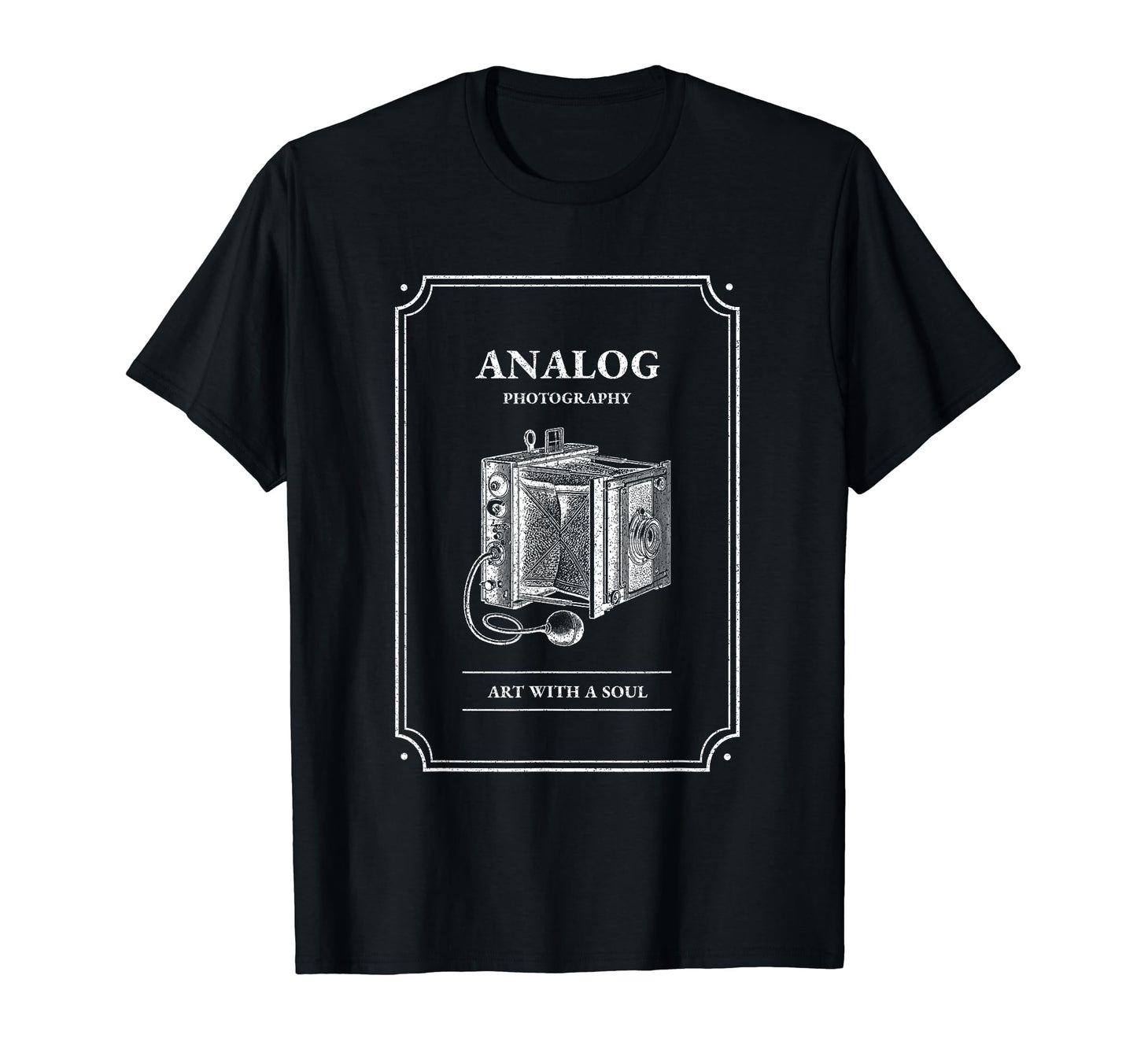 Analog Photography Art Soul Camera T-Shirt - Minimalist Print for Adults - T-Shirt, Sweatshirt, Hoodie