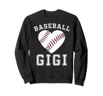 Baseball Gigi Grandma Gigi Baseball Sweatshirt - Novelty Apparel Men Women - T-Shirt, Sweatshirt, Hoodie