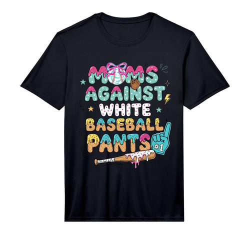 Mens Moms Against White Baseball Pants T-Shirt - Novelty Apparel Unisex - T-Shirt, Sweatshirt, Hoodie