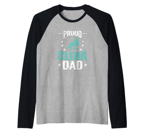 Clerk Dad Office Father Proud Sweatshirt - Aesthetic Graphic Men Women - T-Shirt, Sweatshirt, Hoodie