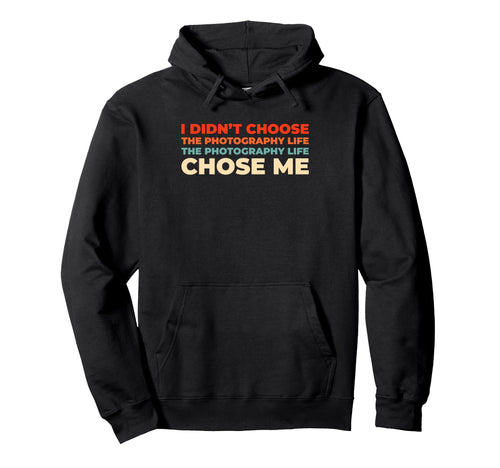 Photography Camera Photographer Hoodie - Custom Art Print Unisex - T-Shirt, Sweatshirt, Hoodie