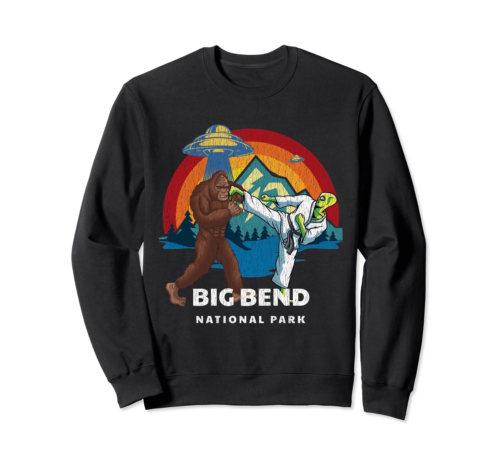 Big Bend National Park Bigfoot Sweatshirt - Casual Everyday Wear Unisex - T-Shirt, Sweatshirt, Hoodie
