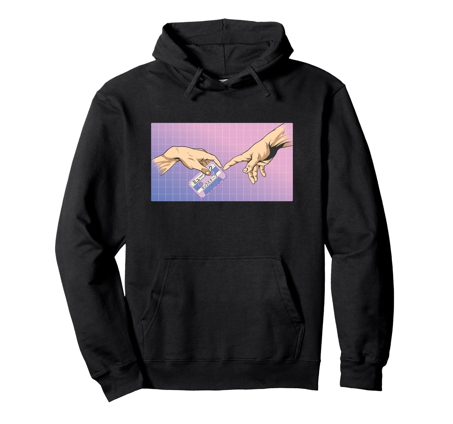 Vaporwave Aesthetic Music Hoodie - Streetwear Style Men Women - T-Shirt, Sweatshirt, Hoodie