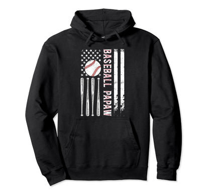 Baseball Papaw Baseball Player Papaw Hoodie - Custom Art Print for Adults - T-Shirt, Sweatshirt, Hoodie