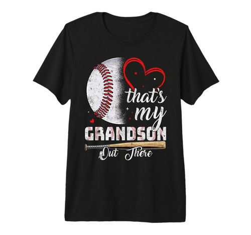 Thats My Grandson Out There Baseball T-Shirt - Minimalist Print for Adults - T-Shirt, Sweatshirt, Hoodie
