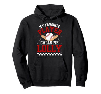 Proud Baseball Lolly Baseball Player Hoodie - Unique Graphic for Adults - T-Shirt, Sweatshirt, Hoodie
