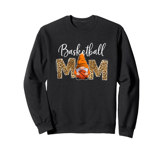 Basketball Mom Life Gnome Game Day Sweatshirt - Novelty Apparel Men Women - T-Shirt, Sweatshirt, Hoodie