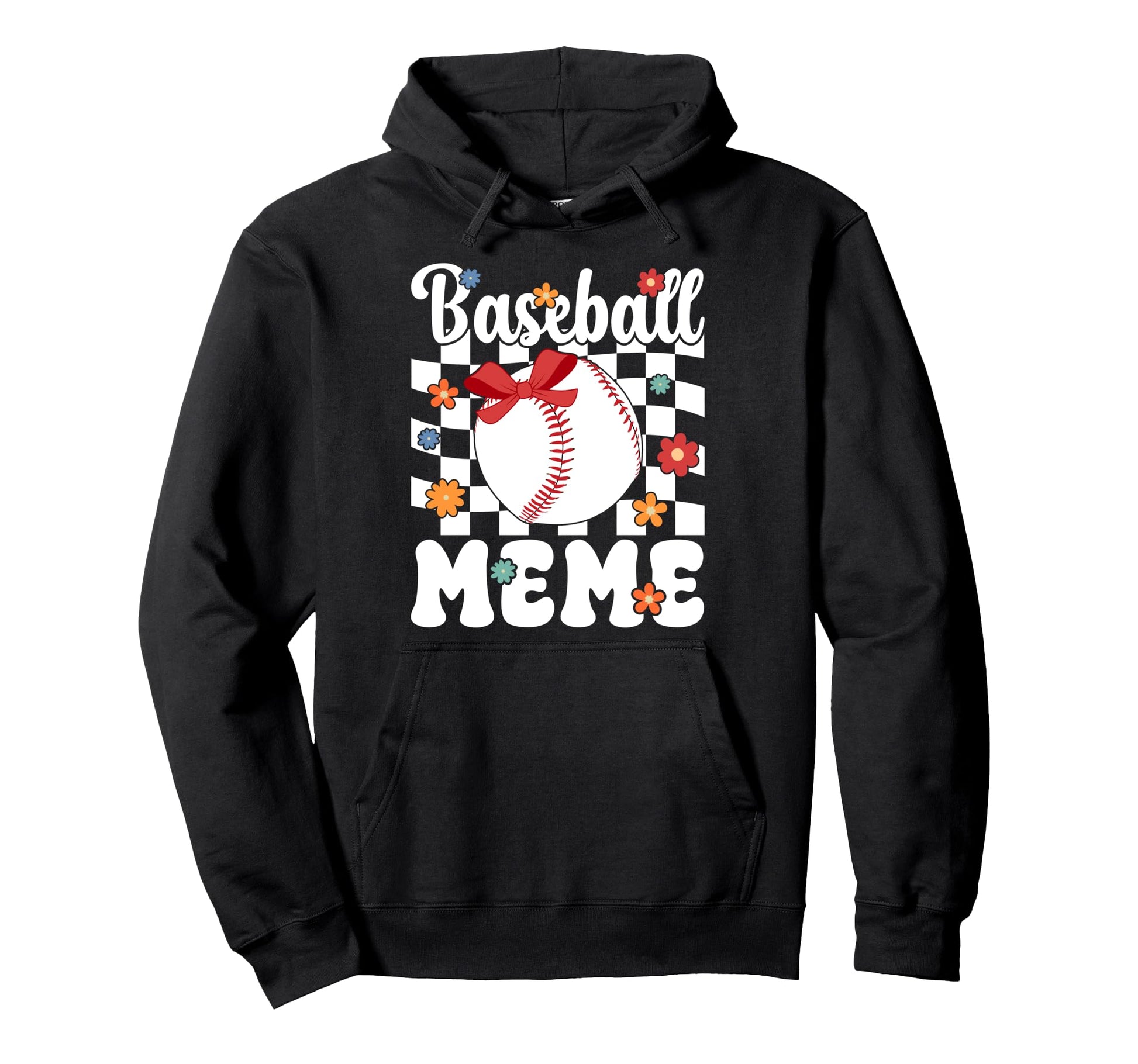 Baseball Meme Groovy Meme Baseball Player Hoodie - Graphic Print Men Women - T-Shirt, Sweatshirt, Hoodie