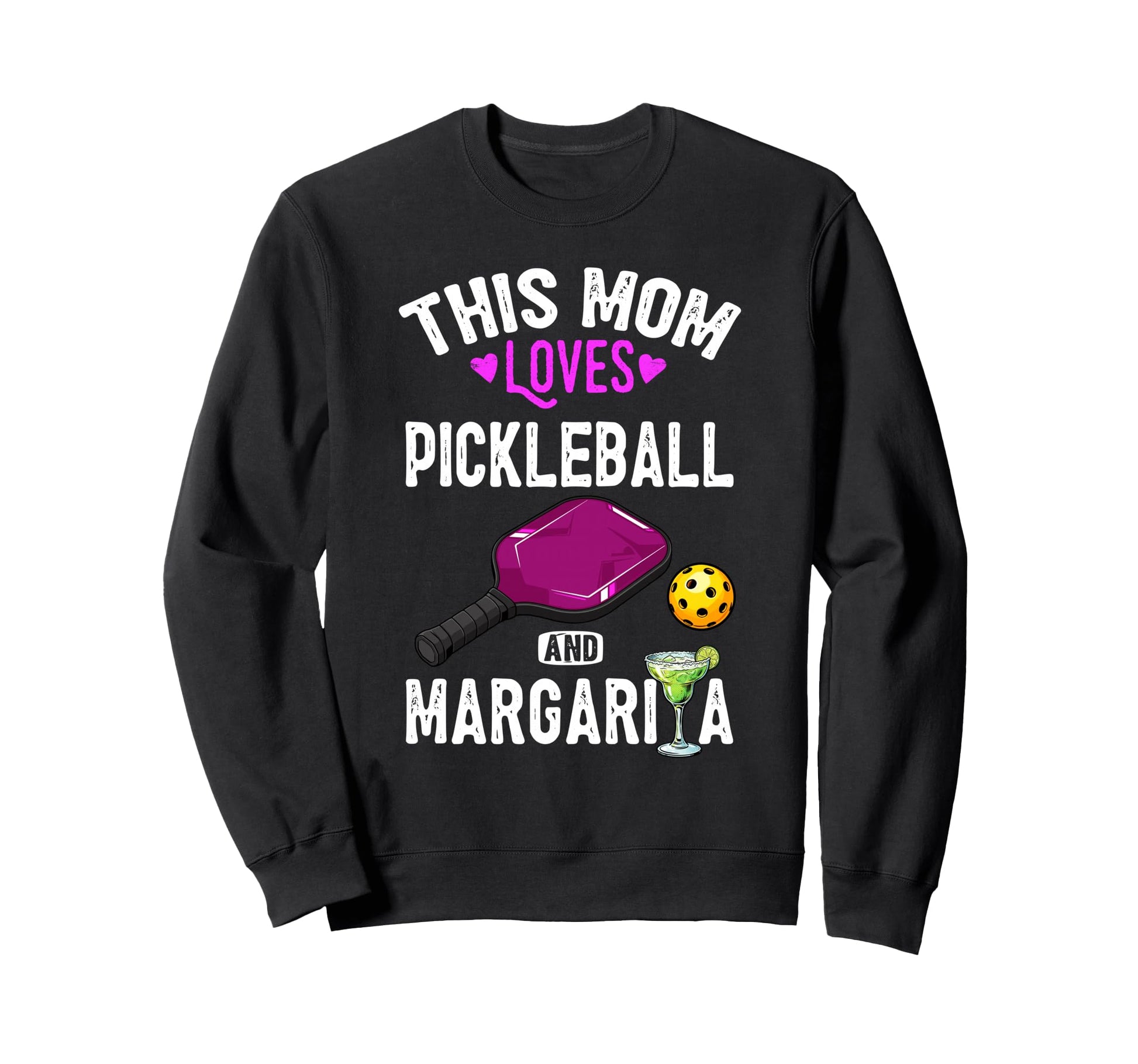 Her Funny Mom Pickleball And Sweatshirt - Graphic Print for Adults - T-Shirt, Sweatshirt, Hoodie