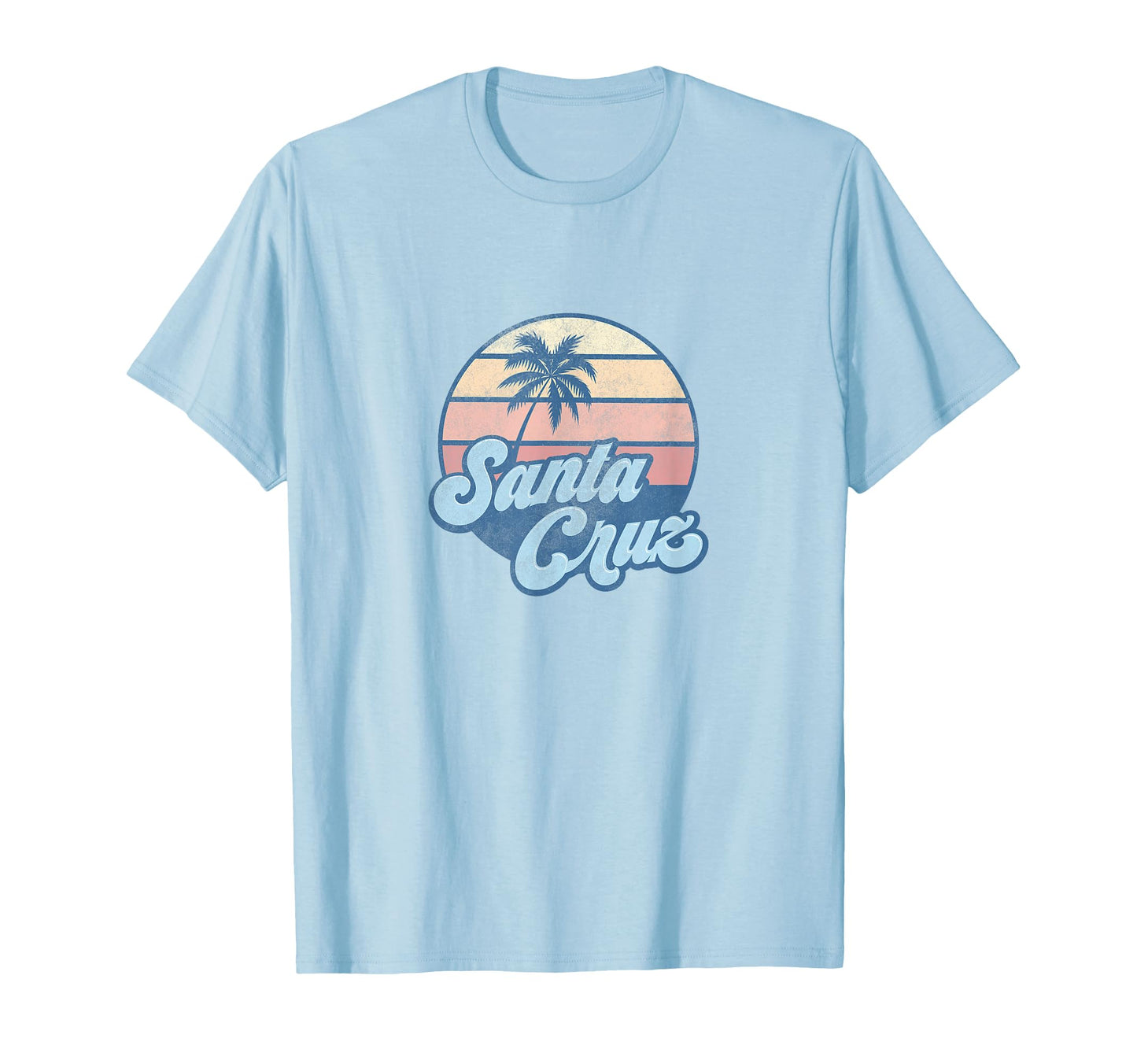 Santa Cruz California Ca 70S Surfer T-Shirt - Graphic Print Men Women - T-Shirt, Sweatshirt, Hoodie