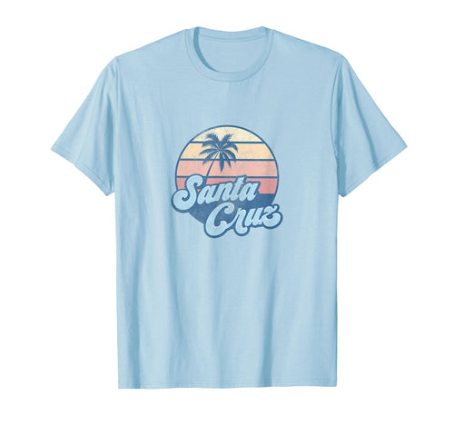Santa Cruz California Ca 70S Surfer T-Shirt - Graphic Print Men Women - T-Shirt, Sweatshirt, Hoodie