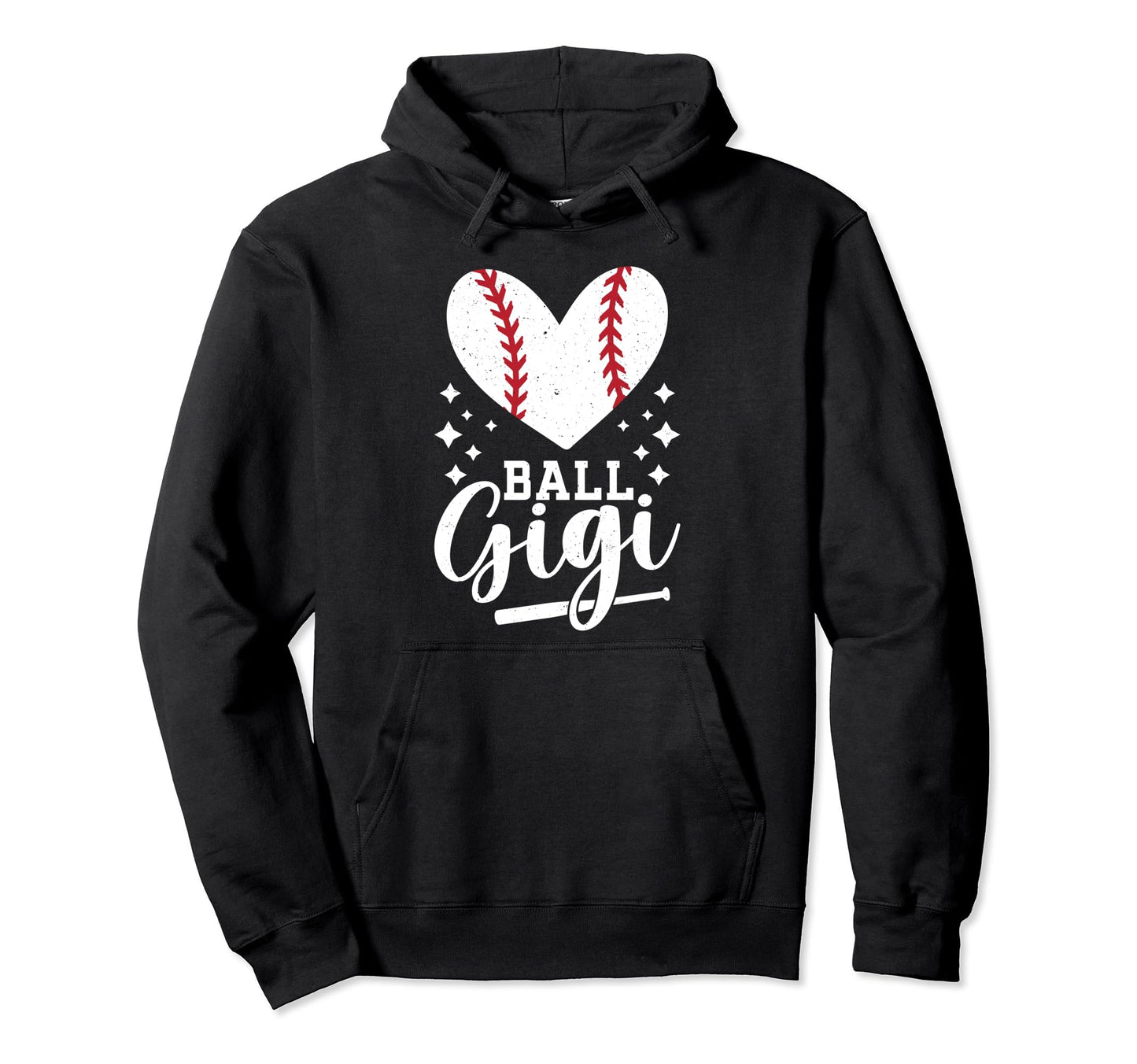 Ball Gigi Heart Baseball Gigi Baseball Hoodie - Minimalist Print Unisex - T-Shirt, Sweatshirt, Hoodie