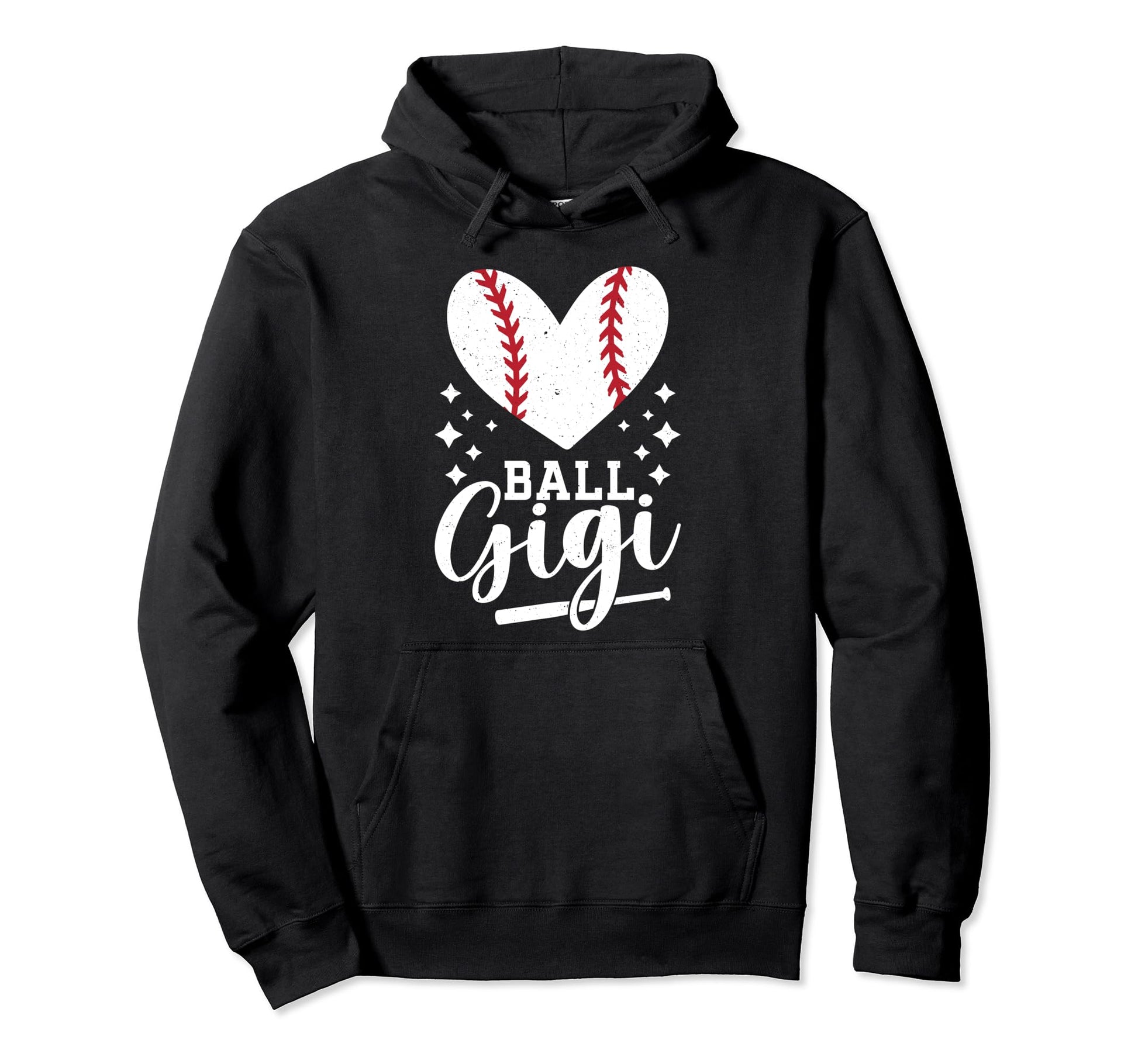 Ball Gigi Heart Baseball Gigi Baseball Hoodie - Minimalist Print Unisex - T-Shirt, Sweatshirt, Hoodie