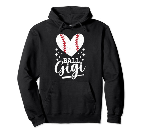 Ball Gigi Heart Baseball Gigi Baseball Hoodie - Minimalist Print Unisex - T-Shirt, Sweatshirt, Hoodie